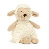 PELUCHE AGNEAU BICOLORE BLANC/BEIGE