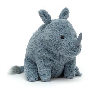 PELUCHE RHINOCÉROS BLEU TOUT EN RONDEUR