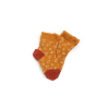 CHAUSSETTES BICOLORES ROUILLE/CURRY