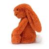 PETITE PELUCHE LAPIN COLORIS ORANGE SANGUINE (H : 18 cm)