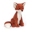 magnifique peluche renard roux assis magnifique peluche renard roux assis