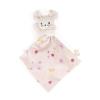 doudou souris carré doux imprimé fleurs et papillons sur fond rose pastel doudou souris carré doux imprimé fleurs et papillons sur fond rose pastel