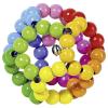 balle hochet en perles multicolores balle hochet en perles multicolores
