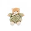 PELUCHE BOULE PATAPOUF OURS COLORIS VERT
