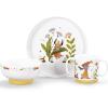 SET DE VAISSELLE EN PORCELAINE "trois petits lapins"