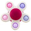 jouet en silicone pétaloune grise 5 pétales + effet pop jouet en silicone pétaloune grise 5 pétales + effet pop