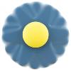 JOUET EN SILICONE PÉTALOUNE BLEUE 6 PÉTALES