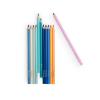 12 CRAYONS DE COULEUR ET 3 COLORIAGES "l'explorateur"