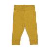 PANTALON EN LAINE JAUNE OCRE "les animaux du monde"