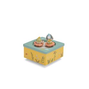 BOÎTE À MUSIQUE "série trois petits lapins"