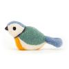PETITE PELUCHE OISEAU LA MÉSANGE BLEUE