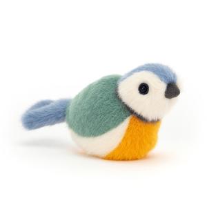 PETITE PELUCHE OISEAU LA MÉSANGE BLEUE