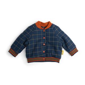 BLOUSON TEDDY À CARREAUX "les animaux du monde"