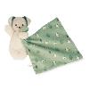 DOUDOU CARRÉ LE PETIT CHIEN VERT CLAIR