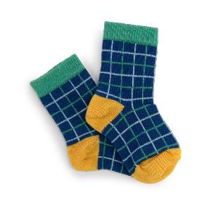 CHAUSSETTES À CARREAUX  "la jungle merveilleuse"