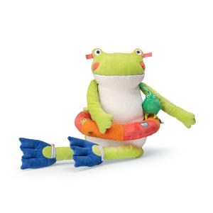 LA GRENOUILLE GÉANTE AVEC SA BOUÉE "la mare aux grenouilles"