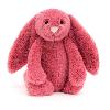 lapinou aux longues oreilles signé Jellycat coloris rouge cerise lapinou aux longues oreilles signé Jellycat coloris rouge cerise