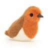 Petite peluche oiseau le bouvreuil