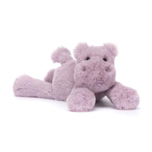 PETITE PELUCHE HIPPOPOTAME MAUVE EXTRA DOUCE