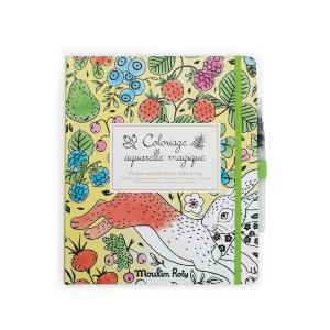 COLORIAGE AQUARELLE MAGIQUE "le jardin du Moulin"