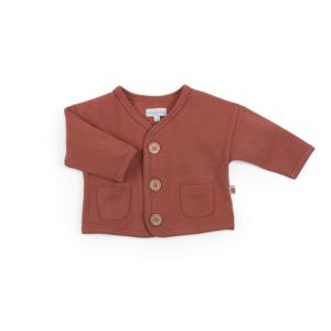 PETITE VESTE MOLLETON CANNELLE "Trois Petits Lapins"