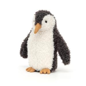  PELUCHE BÉBÉ PINGOUIN GRIS BLANC