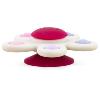 JOUET EN SILICONE PÉTALOUNE GRISE 5 PÉTALES + EFFET POP