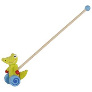LE CROCODILE À POUSSER REMUANT LA TÊTE ET LA QUEUE