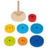 LA TOUR DES FORMES MULTICOLORES À EMPILER 