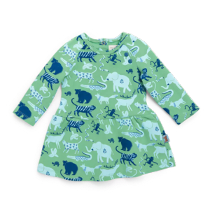 ROBE EN MOLLETON IMPRIMÉ LES ANIMAUX DE LA JUNGLE