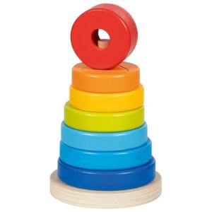 LA TOUR DES FORMES MULTICOLORES À EMPILER 