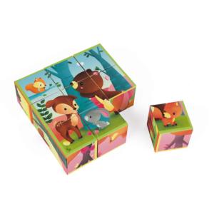KUBKID LES ANIMAUX DE LA FORÊT NEUF CUBES
