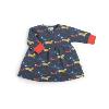ROBE EN JERSEY DE COTON IMPRIMÉ CHIENS "collection WOUF"