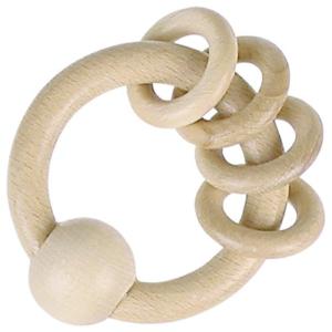 HOCHET AVEC QUATRE ANNEAUX EN BOIS NATUREL