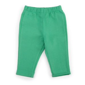 PANTALON EN COTON LÉGER COLORIS VERT