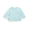 TEE-SHIRT BLEU IMPRIMÉ PETITS FÉLINS JOYEUX