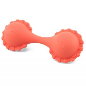 HOCHET MARACAS ROUGE EN SILICONE SOUPLE ET DOUCE
