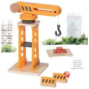 LA GRUE PIVOTANTE EN BOIS AVEC DEUX BARRIÉRES DE SÉCURITÉ
