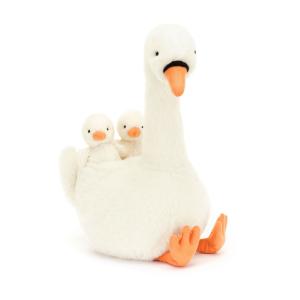 PELUCHE CYGNE ET SES POUSSINS