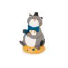 tirelire chat gris les Moustaches tirelire chat gris les Moustaches