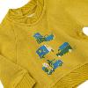 SWEAT-SHIRT OCRE IMPRIMÉ CAMIONS "week-end à la ferme"