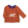 GABIN tee-shirt rouille à l'effigie du tigre GABIN tee-shirt rouille à l'effigie du tigre