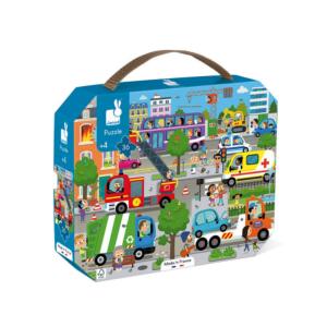 PUZZLE DE 36 PIÈCES LA VILLE ET SON ANIMATION