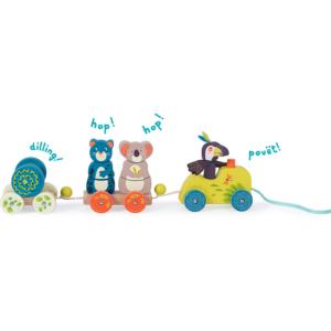 TRAIN D'ACTIVITÉS À PROMENER "dans la jungle"