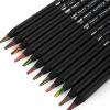 12 CRAYONS DE COULEURS MULTICOLORES "tout autour du monde"