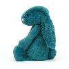 PELUCHE LAPIN COLORIS BLEU MINÉRAL (H 31 CM)