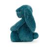 PETITE PELUCHE LAPIN COLORIS BLEU MINÉRAL (H : 18 cm)