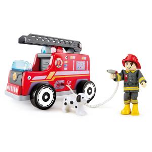 LE CAMION DE POMPIERS ET LE CHIEN SECOURISTE