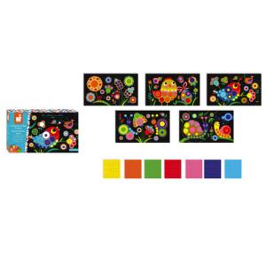 KIT CRÉATIFS GOMMETTES RONDES PRINTEMPS