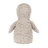 PELUCHE PINGOUIN GRIS AU VENTRE BLANC